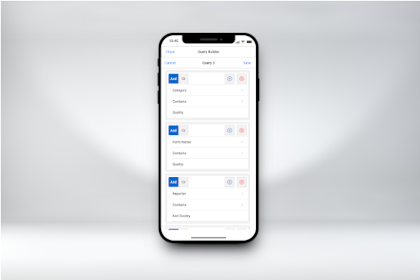 Mobile Query Builder